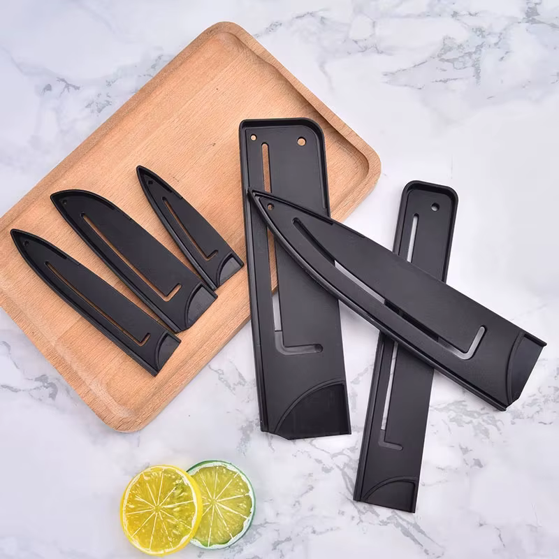 Gaine de couteau de chef en plastique noir