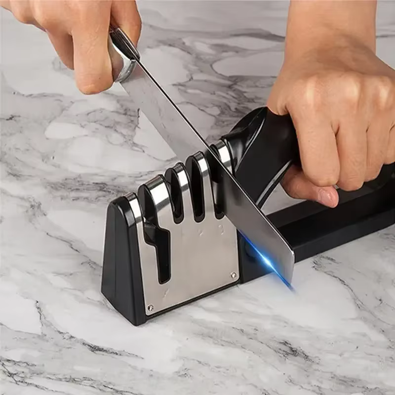 Affûteur de couteaux de cuisine à 4 segments