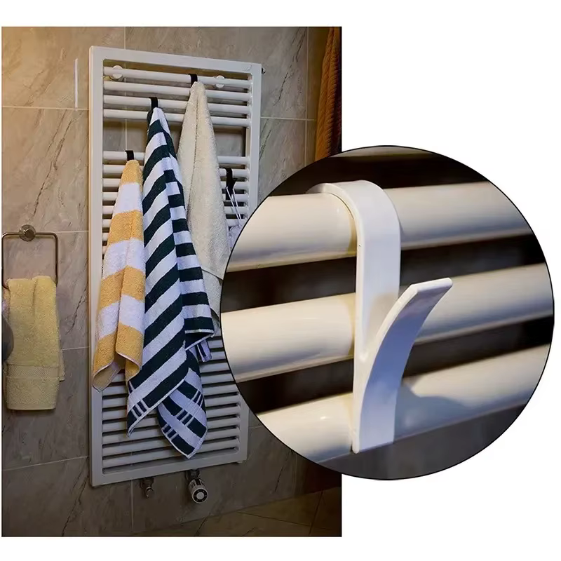 Cuisine salle de bain cintre Clips supports de rangement blanc clair