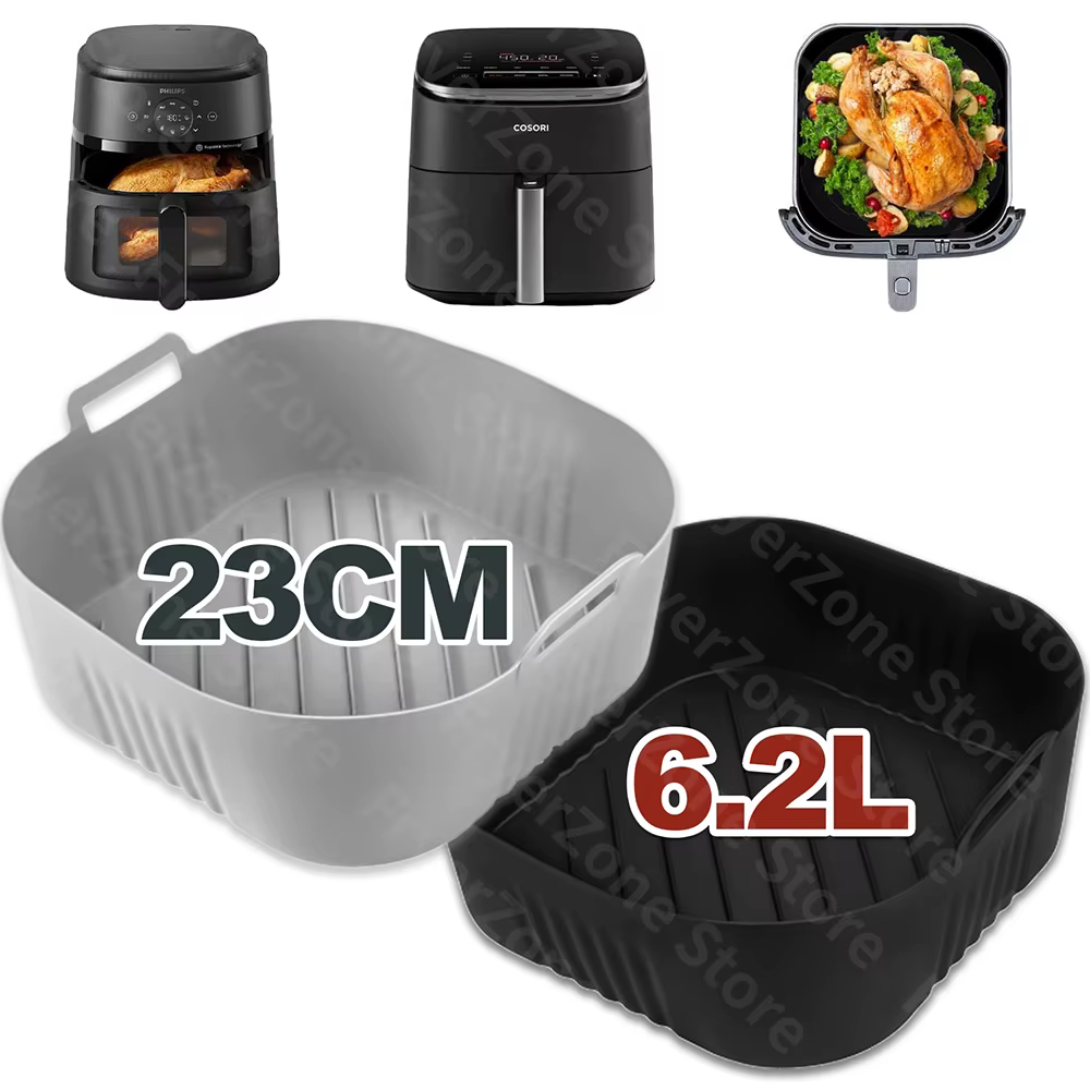 Moule de friteuse à Air carré de 23cm