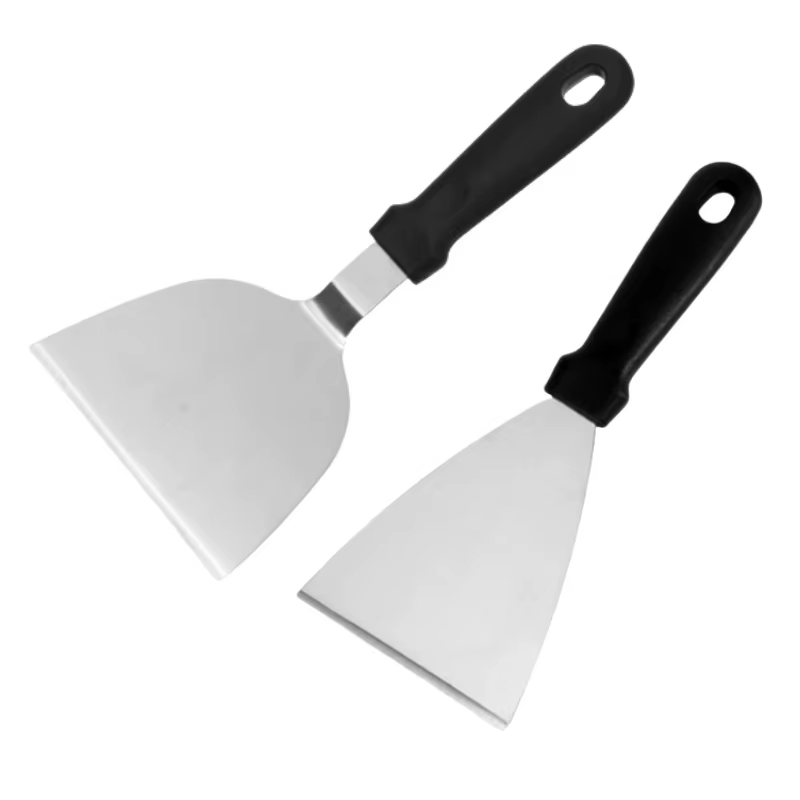 Spatule de plaque chauffante en métal en acier inoxydable