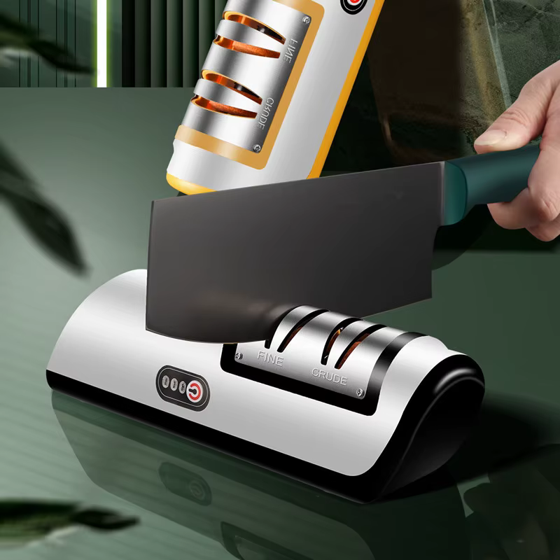 Affûteur de couteaux électrique automatique réglable USB rechargeable