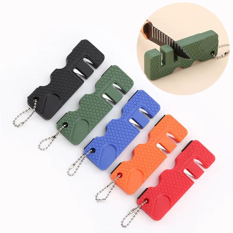 Mini affûteur de couteaux portable multifonction en céramique et carbure