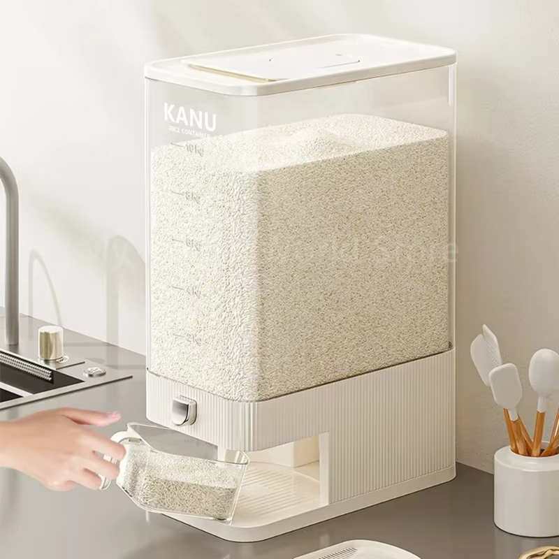 Boîte de rangement pour riz de 10 kg