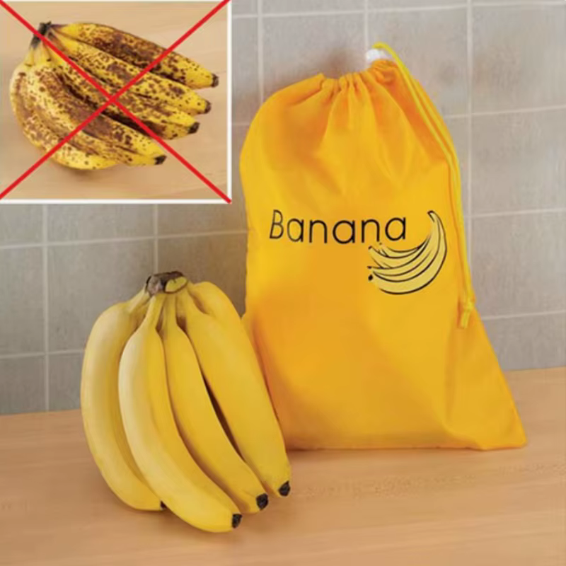 ‌ Sac isotherme pour conserver la fraîcheur - Organisateur de rangement réutilisable pour bananes