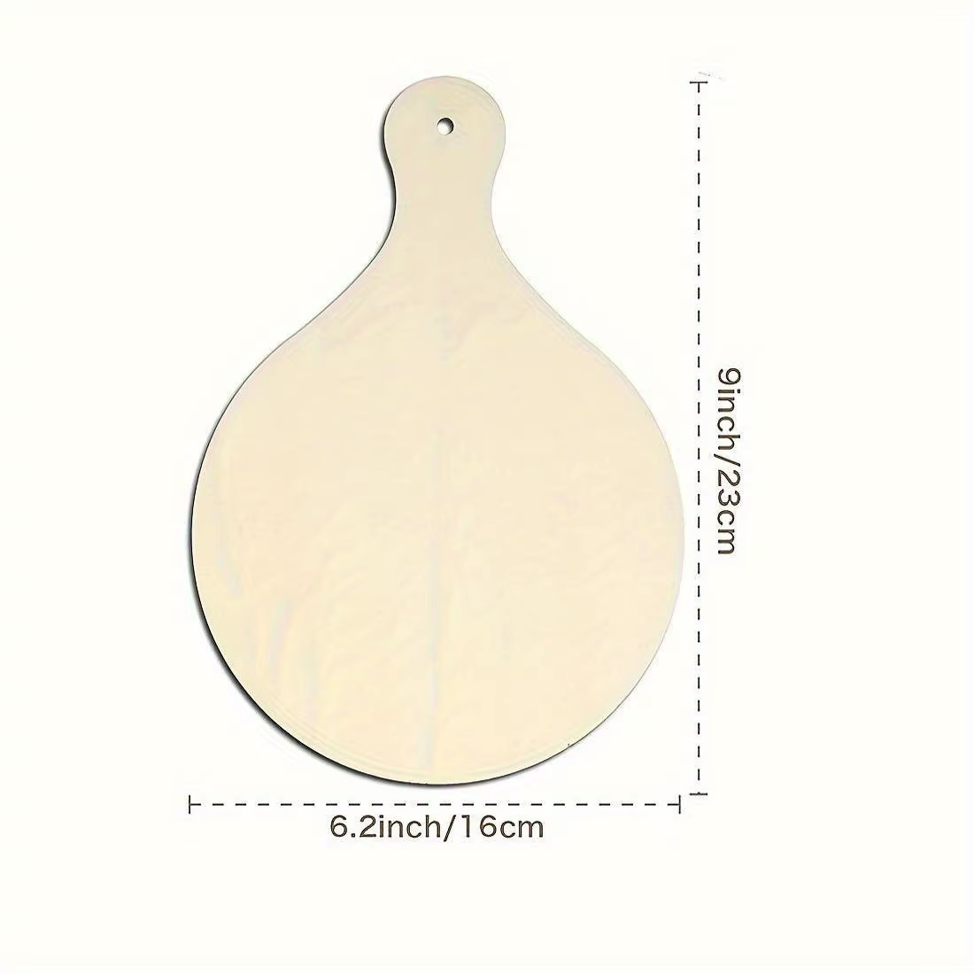 Planche à découper en bois artisanale avec poignée