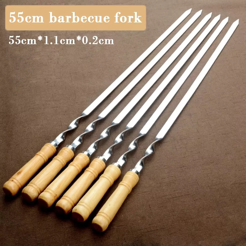 Bâtons de gril en acier inoxydable pour barbecue d'extérieur