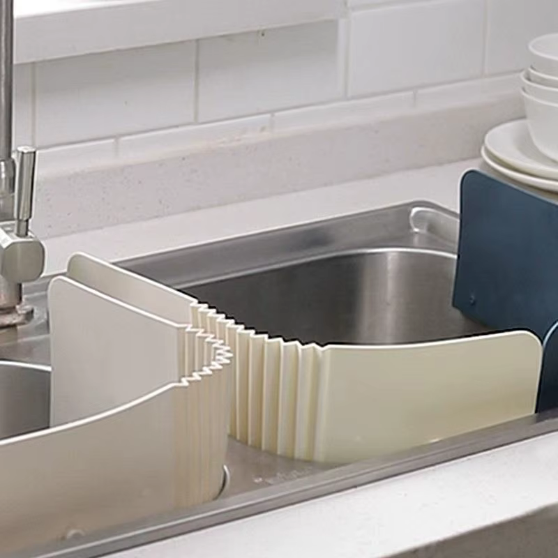 Panneau de blocage d'eau pliable pour évier de cuisine : pliable