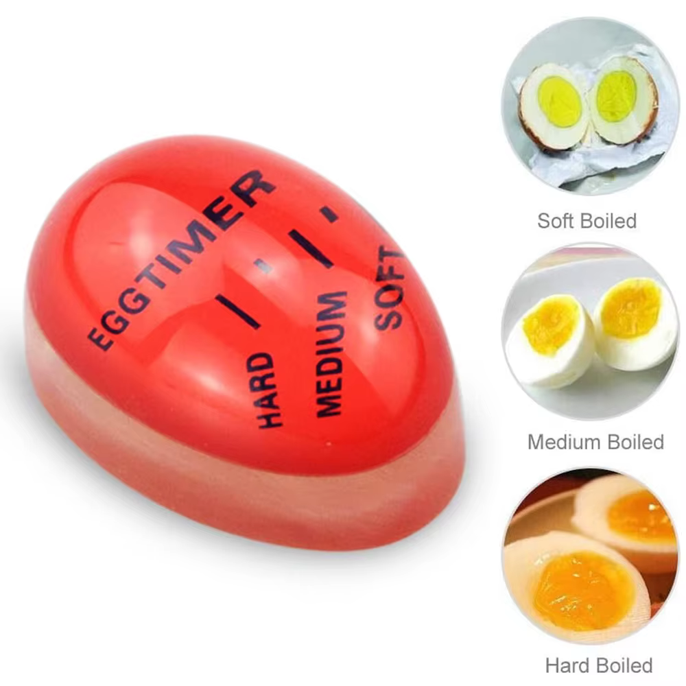 Minuterie à œufs, indicateur de couleur changeante