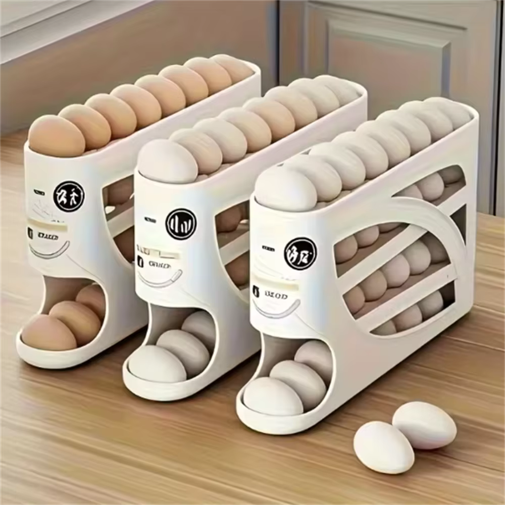 Porte-œufs roulant automatique à 4 niveaux