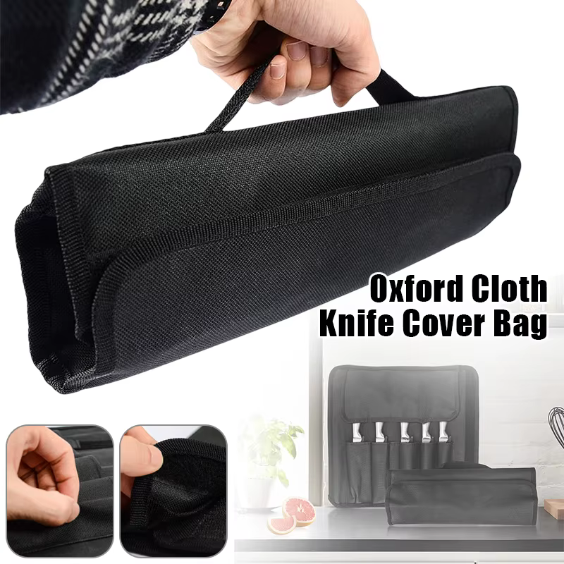 Sac à couteaux de Chef Portable multifonctionnel noir
