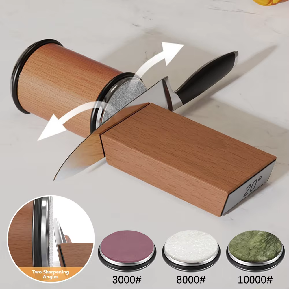 Kit d'affûtage de couteaux à roulettes