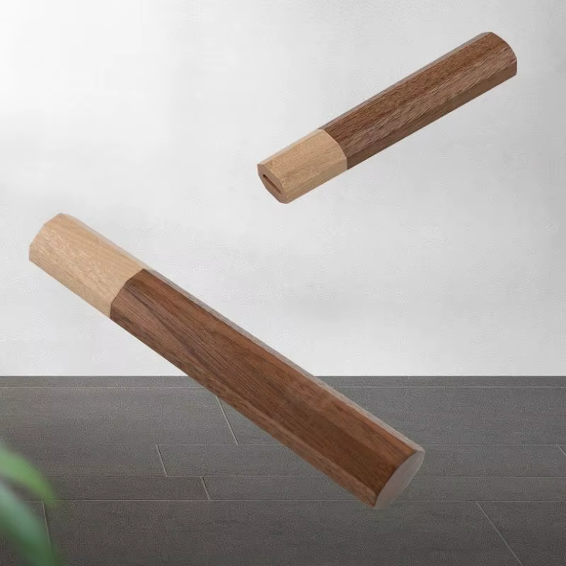 Manche de couteau octogonal pour bricolage