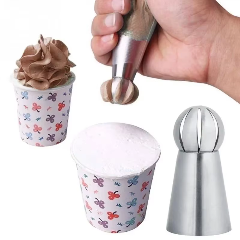 Buse de glaçage russe en acier inoxydable
