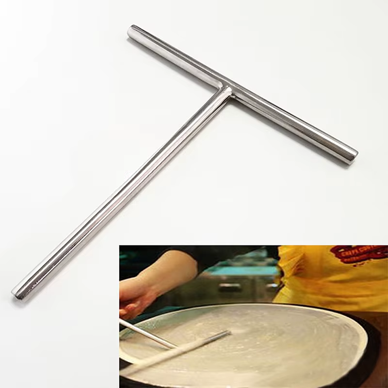Épandeur de Crêpes Françaises en Acier Inoxydable, Outils de Cuisine