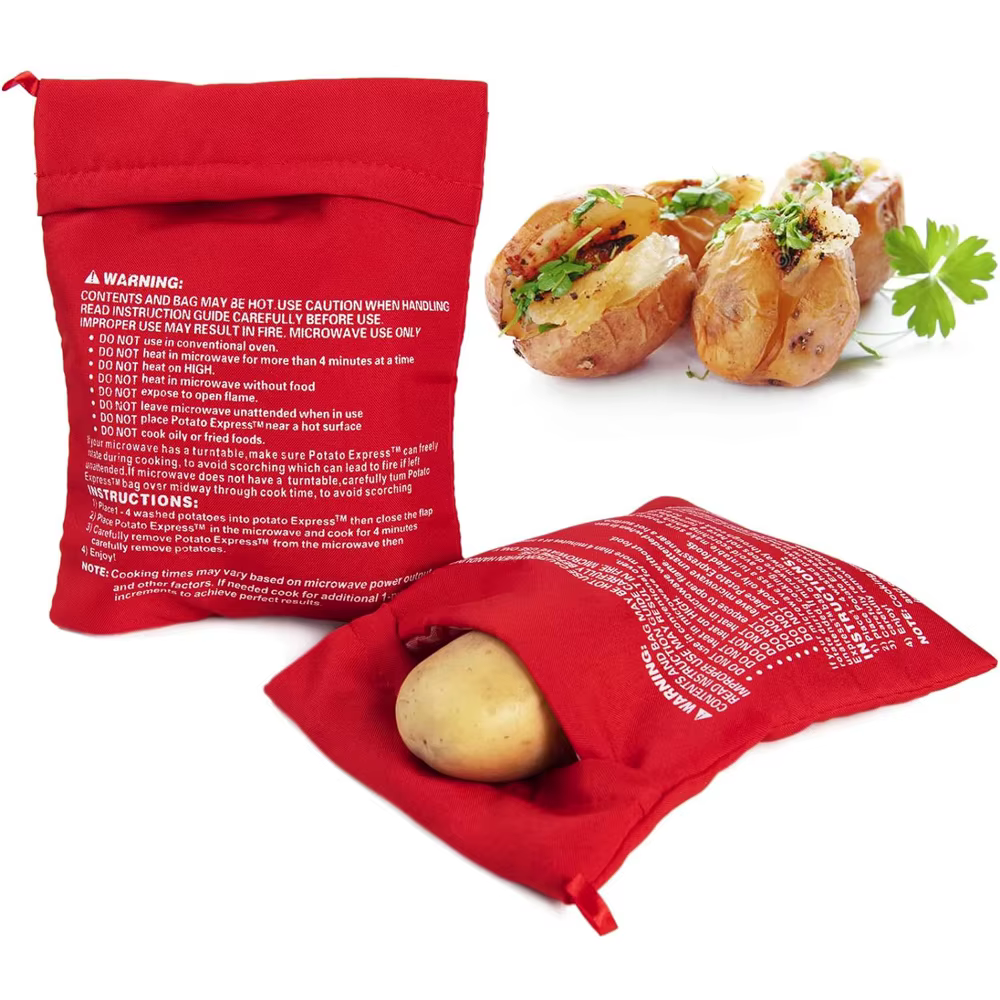 Sac de pommes de terre au micro-ondes réutilisable Express sac de cuiseur