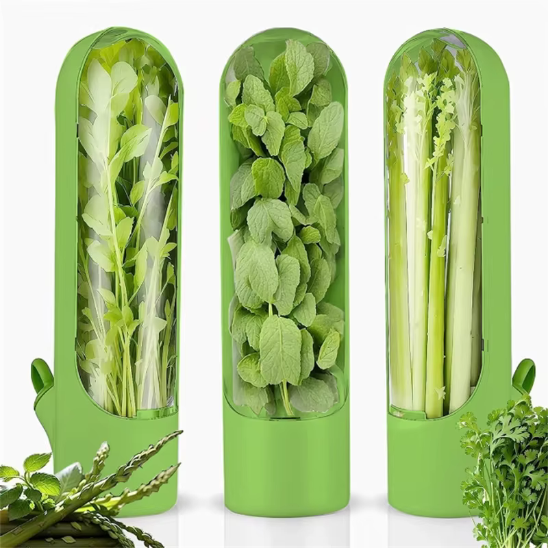 1/2/3 pièces vert herbe fraîche gardien vanille légumes frais conservation bouteille