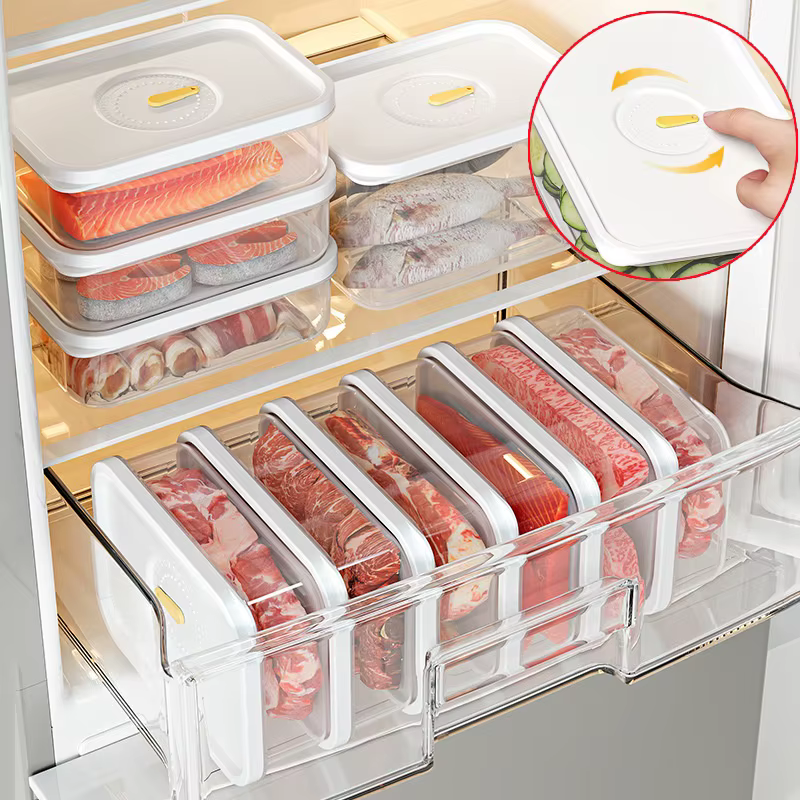 Récipient à viande pour déjeuner pour réfrigérateur