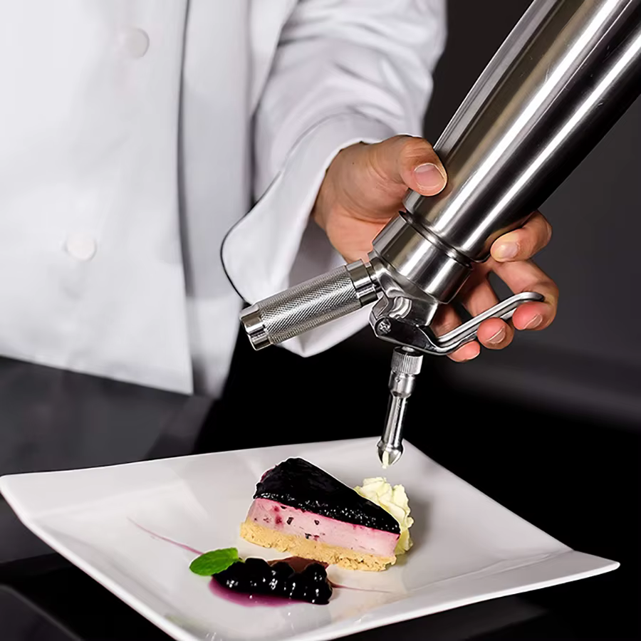 Leeseph Distributeur de crème fouettée en acier inoxydable - Whipper