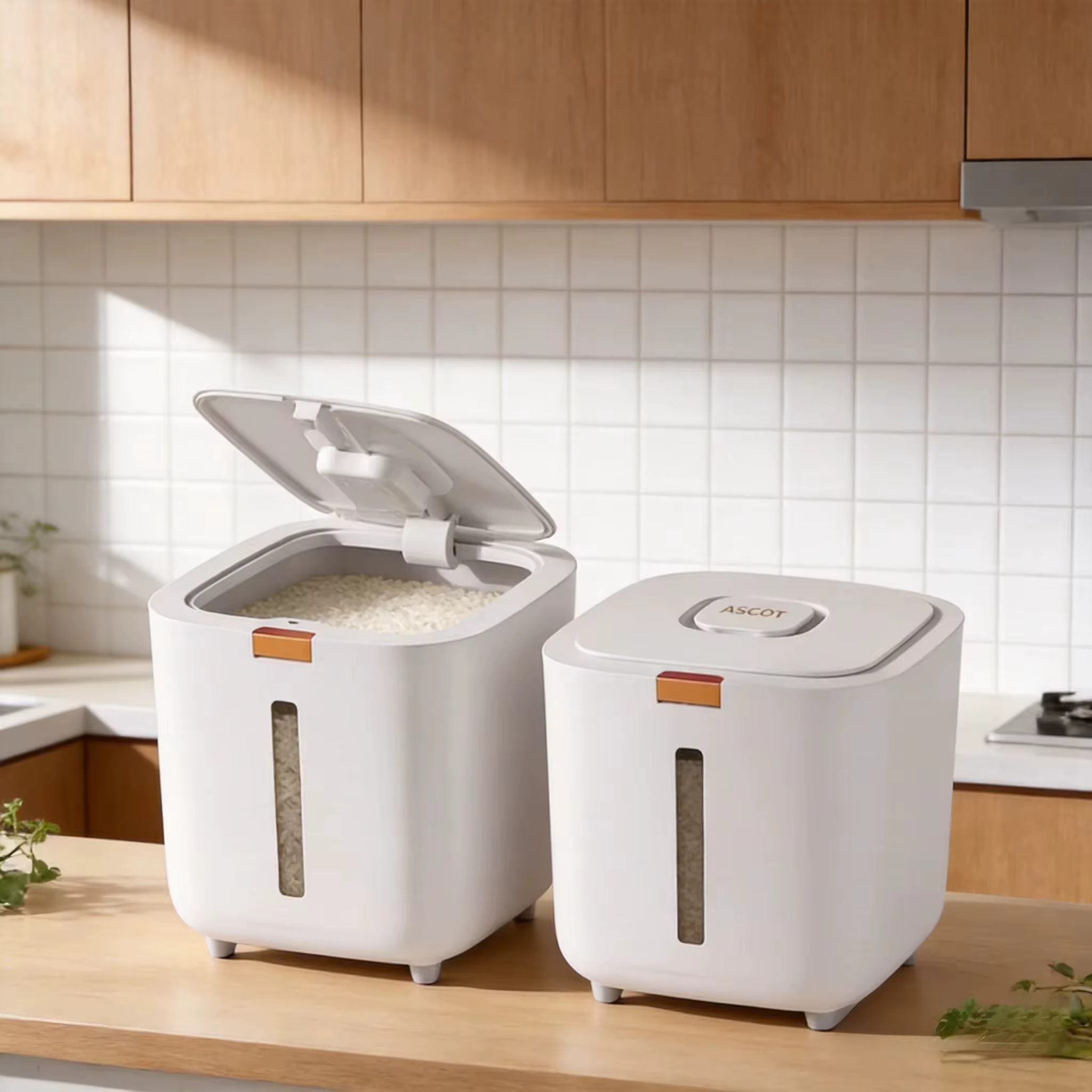 Boîte de rangement pour riz 5/10 kg