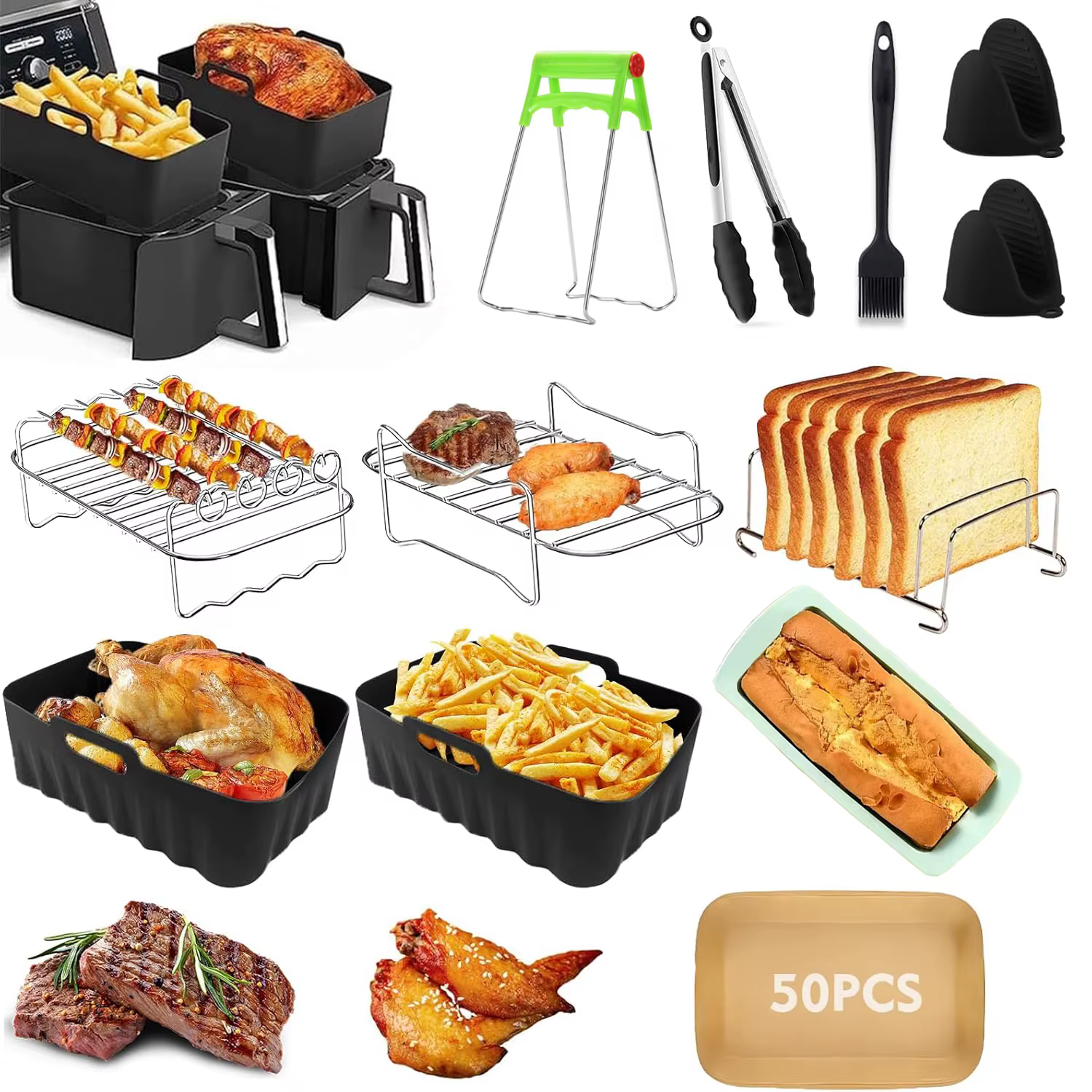 Ensemble d'accessoires pour friteuse à Air Ninja Foodi Max