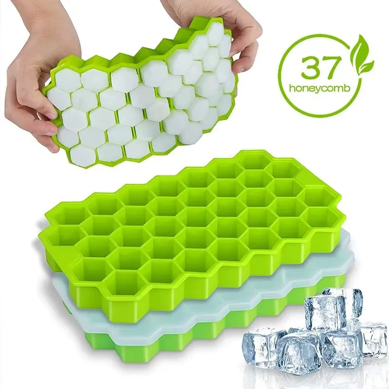 Moule à glace en forme de accent d'abeille 37 sans couvercle, 1 pièce, DIY