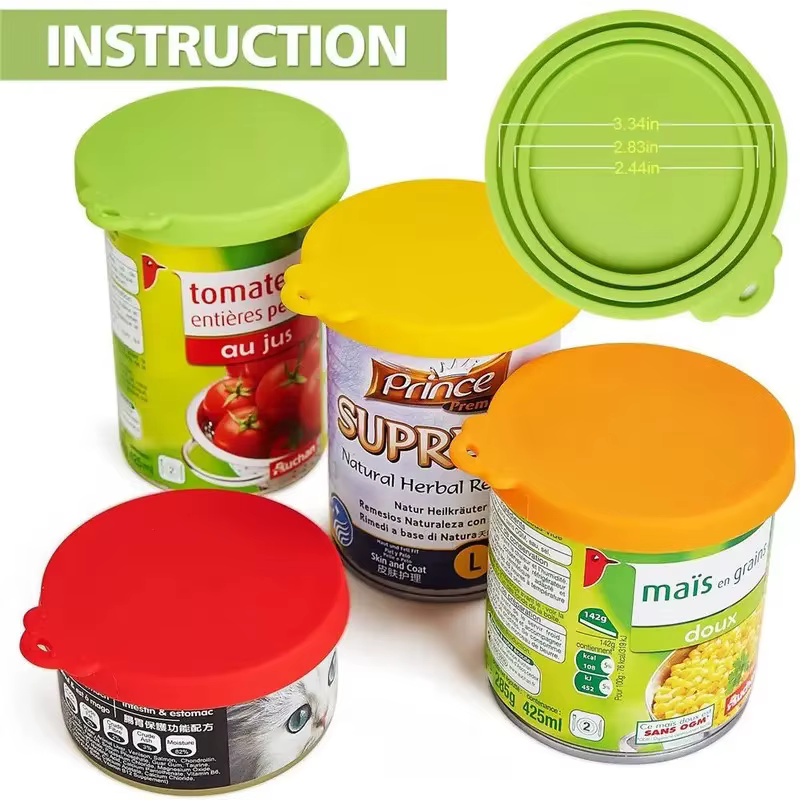 Couvercle en conserve de Silicone 3 en 1