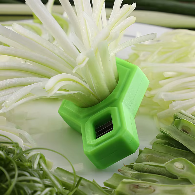 Trancheuse à oignons verts en acier inoxydable