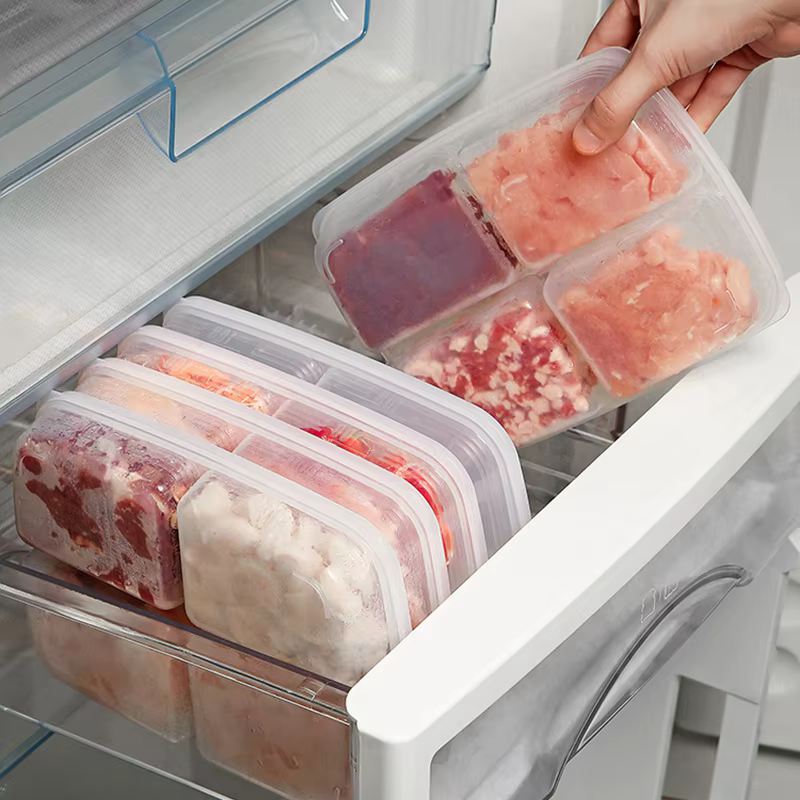 Boîte de conservation des aliments transparente