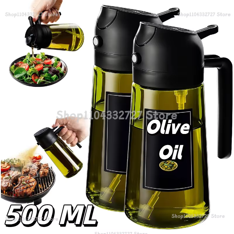 Distributeur d'huile d'olive en plastique pour accessoires de cuisine
