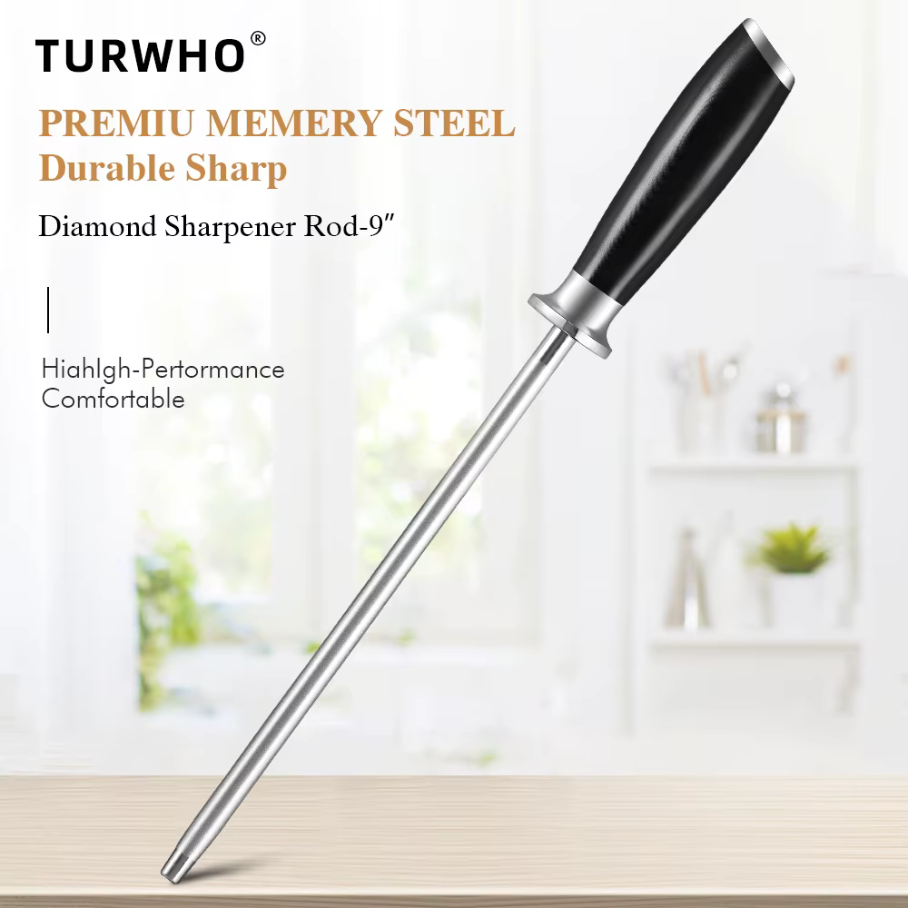 TURWHO Aiguisoir de couteaux en diamant 23cm