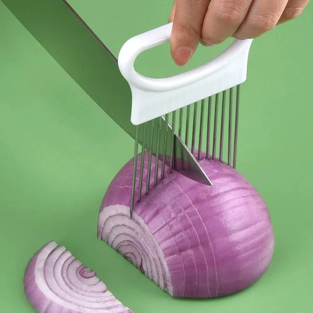 Trancheuse d'oignons sans effort avec ce 1 pièce