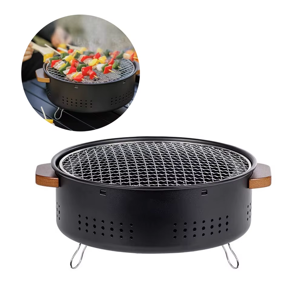 Matériel de camping, barbecue d'extérieur
