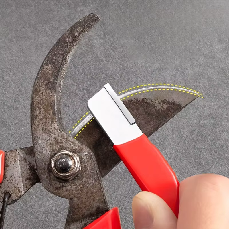 Aiguiseur de couteaux et ciseaux de cuisine professionnel Precision Edge - Pierre à aiguiser en tungstène et céramique pour toutes les lames