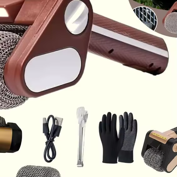 Brosse de gril à rouleau électrique 350 tr/min