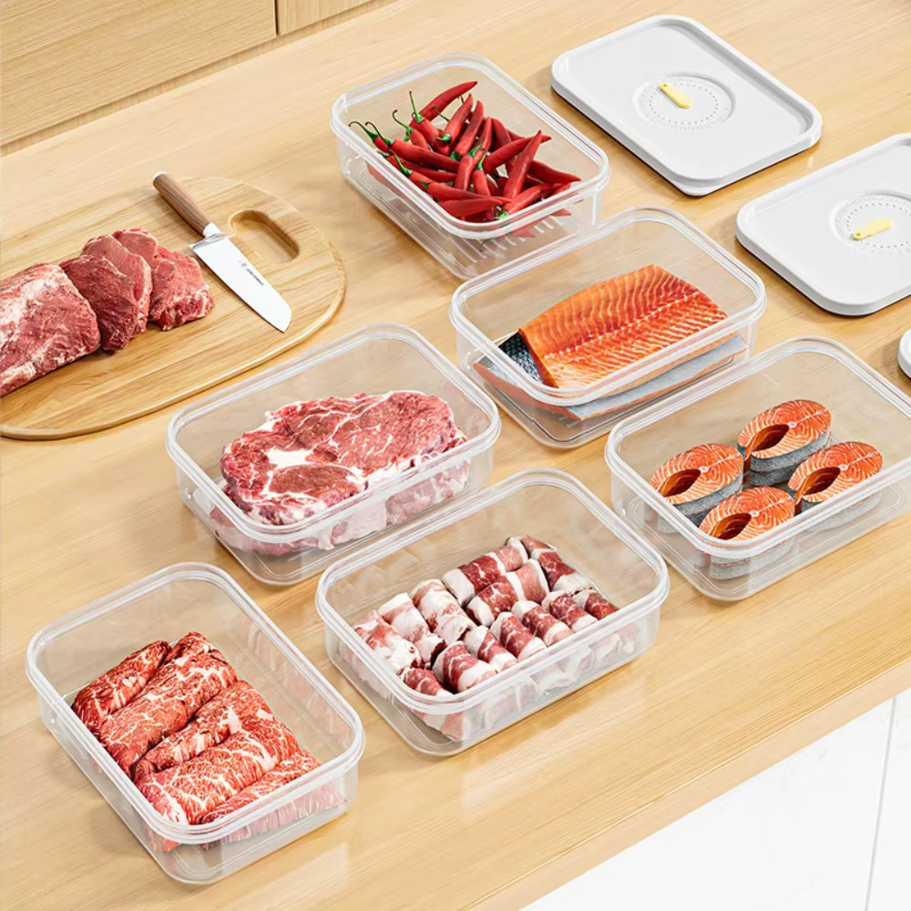 Boîte de conservation des Fruits et de la viande
