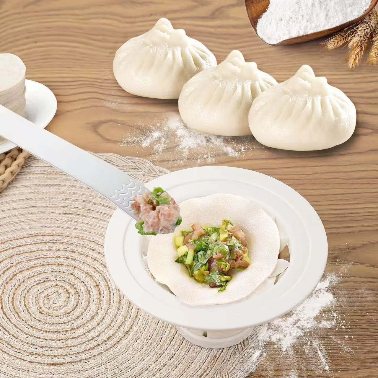 Offre spéciale Gadget de cuisine bricolage pâtisserie tarte boulette fabricant petits pains moule outils de cuisson