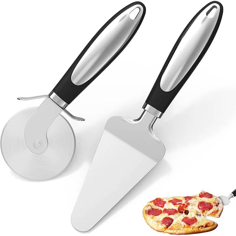 Coupe-Pizza de cuisine en acier inoxydable de qualité supérieure, outils de serveur, couteau domestique, gaufres, biscuits, gâteaux, pain, pâte, trancheur, Gadgets de cuisson
