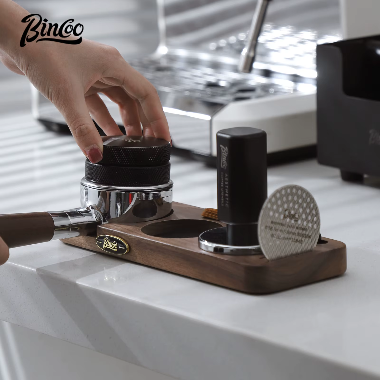Bincoo – support de doseur de café 51mm-58mm