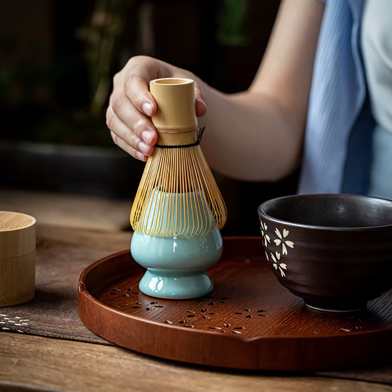 ⭐ Fouet à thé Matcha japonais (Chasen)