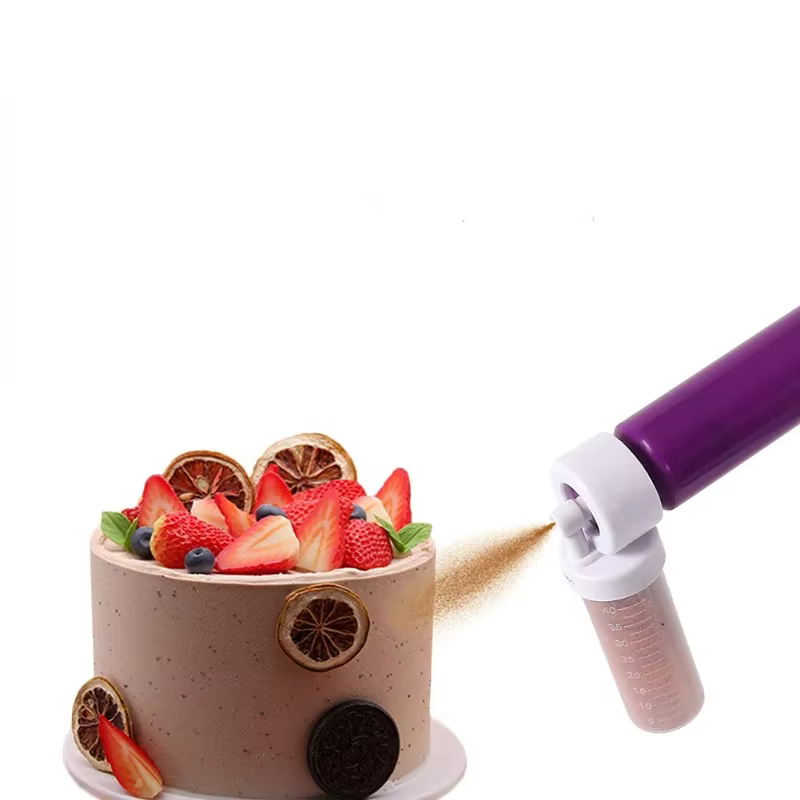 4 couleurs manuel pâtisserie aérographe pistolet gâteau pulvérisateur