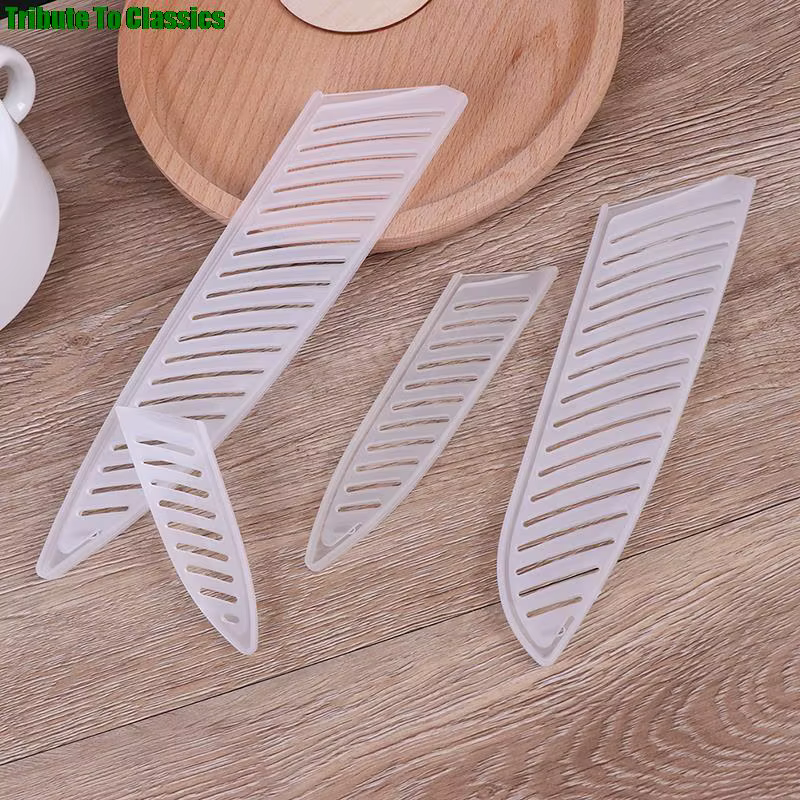 Couvercle transparent en plastique pour couteau de cuisine