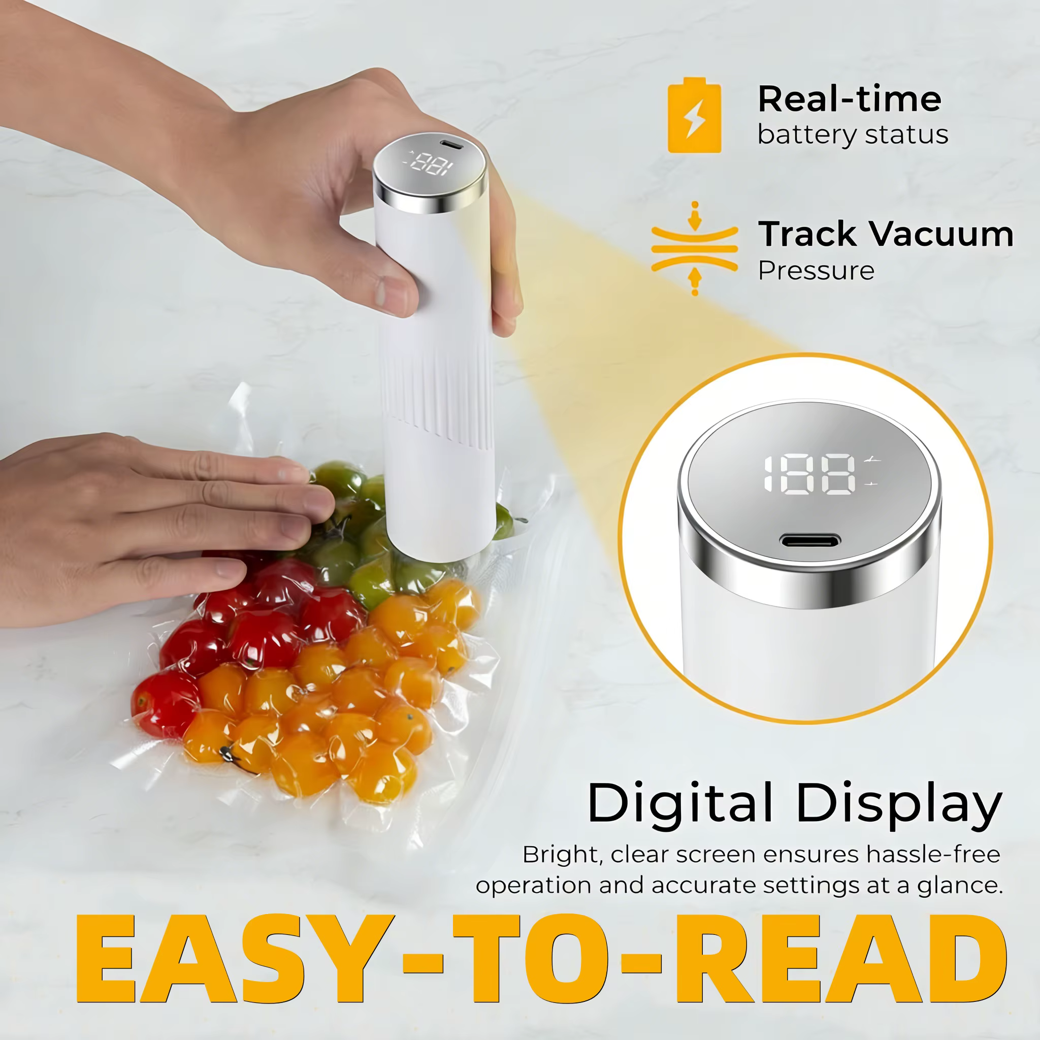 Machine de mise sous vide électrique rechargeable par USB
