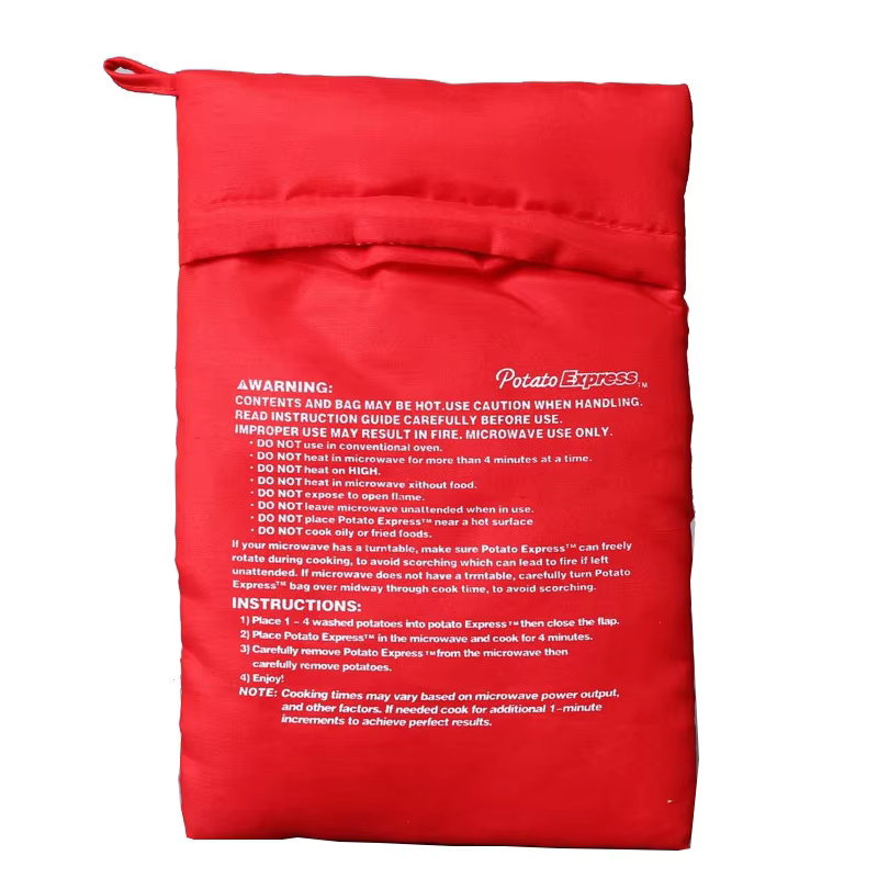 Sac de cuisson de pommes de terre au micro-ondes